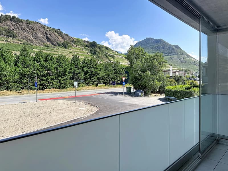 Studio neu mit Balkon zur Miete in Uvrier (8)