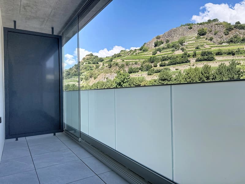 Studio neu mit Balkon zur Miete in Uvrier (9)