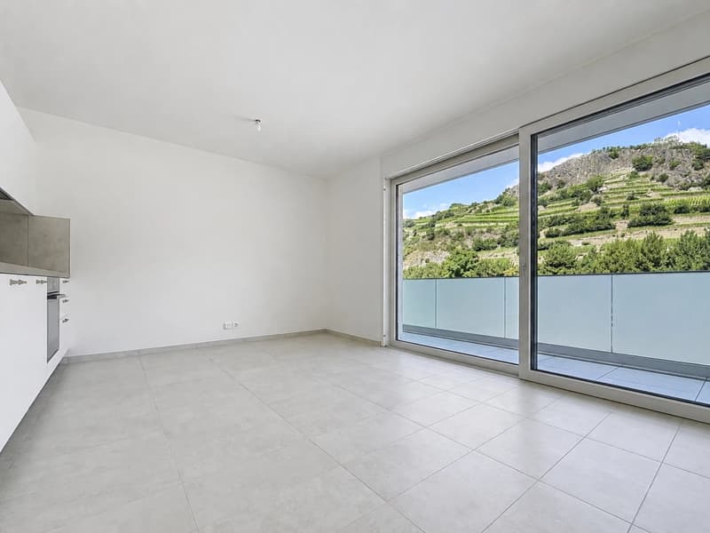 Studio neu mit Balkon zur Miete in Uvrier (1)