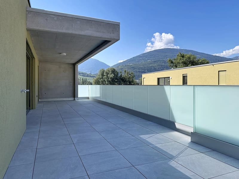Bright 2.5-room apartment on the 2nd floor with large terrace - Alegria promotion in Uvrier (10)