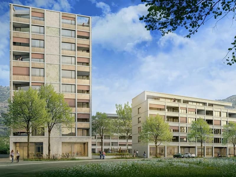 Neuwertige 2½-Zimmer-Wohnung mit 55 m² (1)