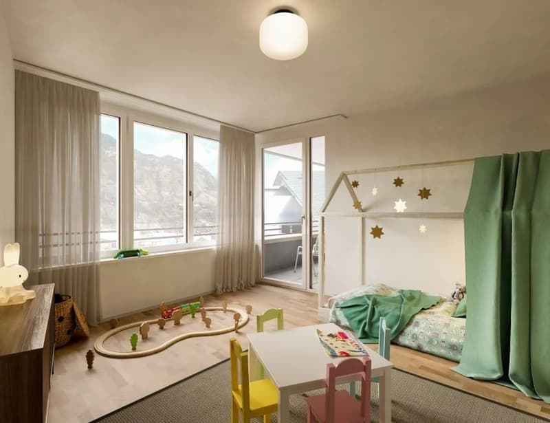 5,5-Zimmer-Wohnung zu vermieten im Herzen von Visp (3)