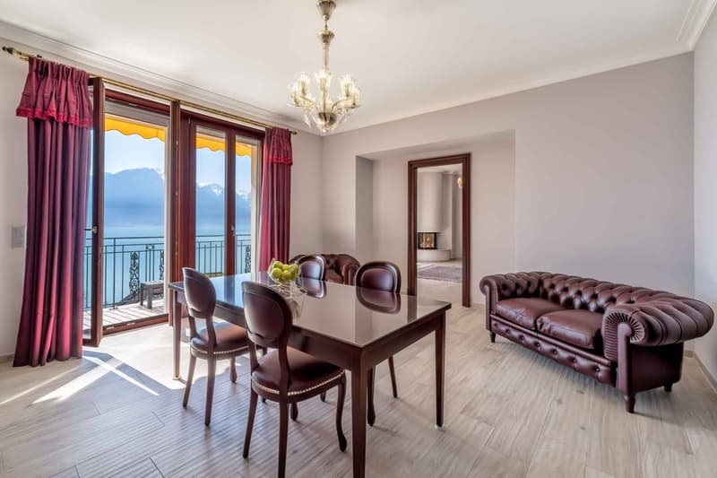 Meraviglioso appartamento di 5.5 locali in una residenza di prestigio in vendita nel centro di Montreux (7)