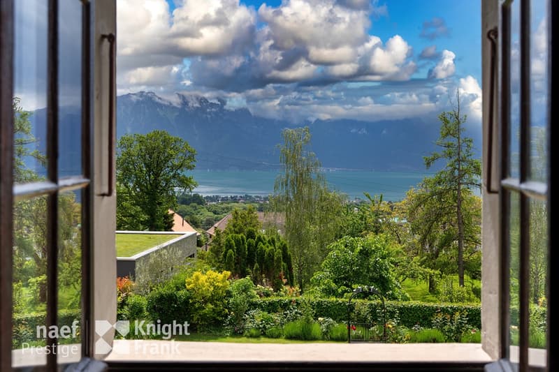 Individual house with a lot of character and 10 rooms in the city center for sale in St-Légier (3)