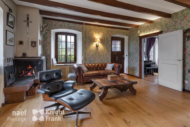 Individual house with a lot of character and 10 rooms in the city center for sale in St-Légier (6)