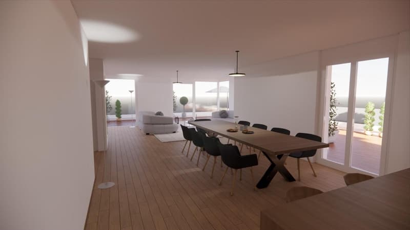 Superbo penthouse con enorme terrazza e vista panoramica sul lago (5)