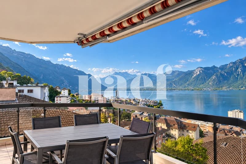 Bel appartement de 4.5 pièces avec une vue imprenable sur le lac à vendre à Montreux (1)