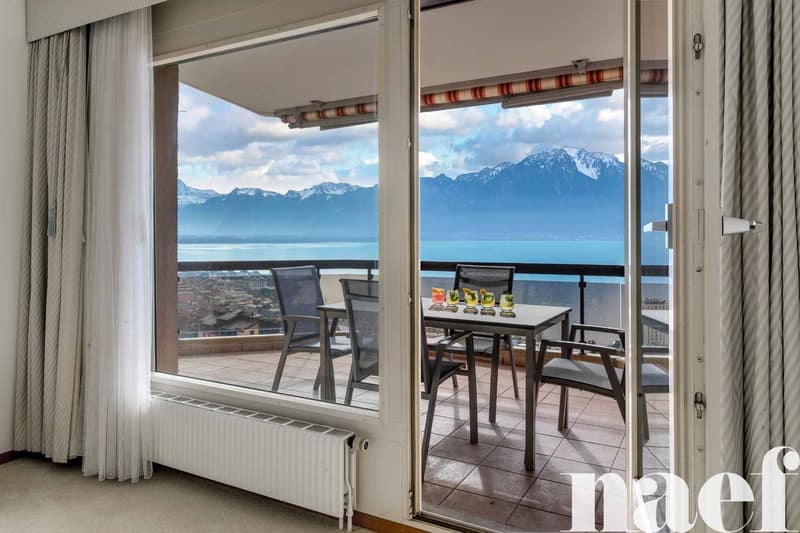 Bello appartamento di 4.5 locali con vista mozzafiato sul lago in vendita a Montreux (7)