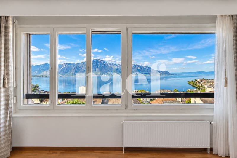 Bel appartement de 4.5 pièces avec une vue imprenable sur le lac à vendre à Montreux (3)