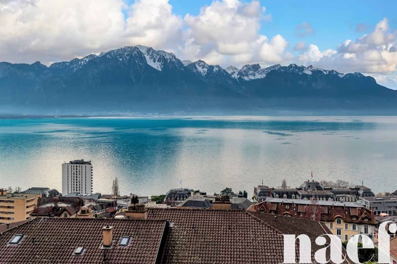 Bello appartamento di 4.5 locali con vista mozzafiato sul lago in vendita a Montreux (5)