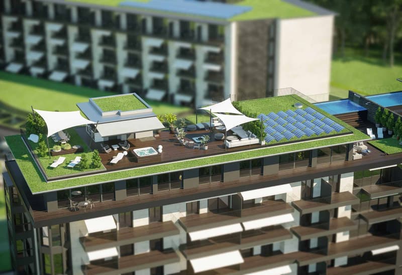 Lussuoso appartamento nuovo di 5.5 locali con piscina privata in vendita a Chexbres (2)
