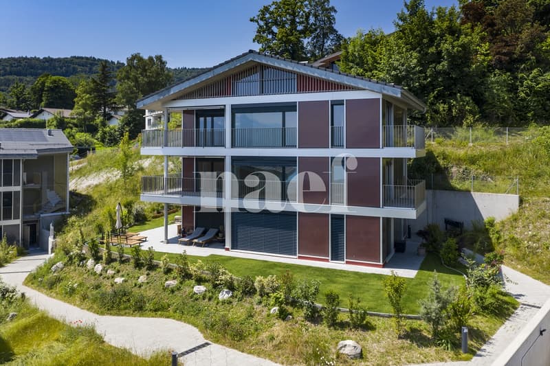 New 4.5-room attic apartment with mezzanine and spectacular view of the lake for sale in Jongny - Lot D2 (7)