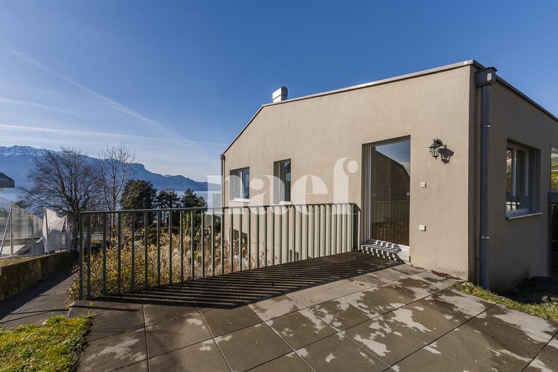 Bella casa a schiera luminosa e contemporanea di 5.5 locali in vendita a Corseaux (2)