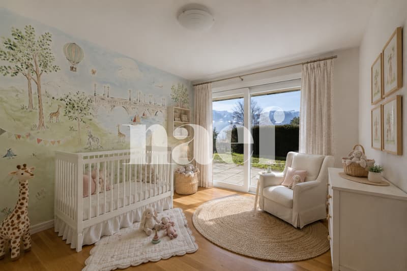 Belle maison jumelle lumineuse et contemporaine de 5.5 pièces à vendre à Corseaux (12)