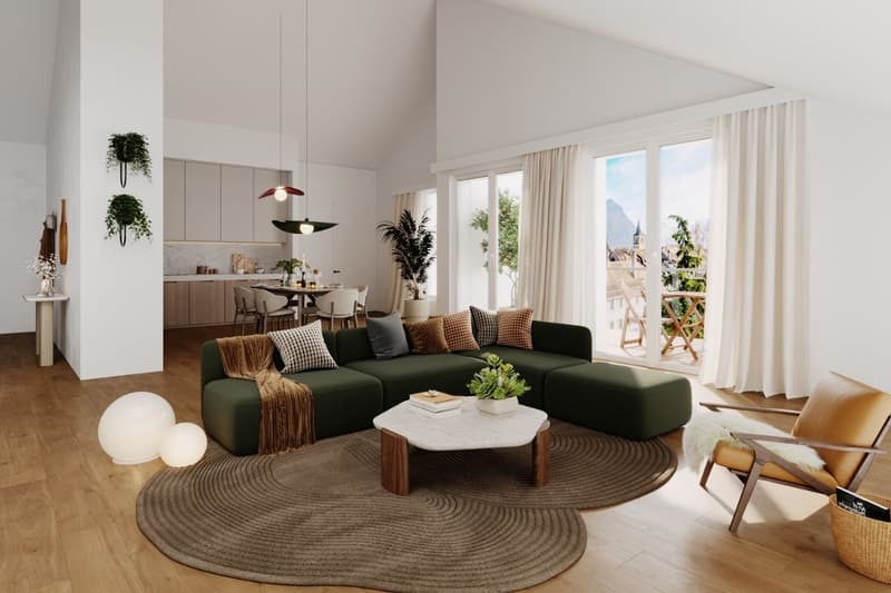 Lot B4 - New 2.5-room apartment on the 1st floor and just a stone's throw from the lake - Gran'Rive promotion - For sale in Villeneuve (4)