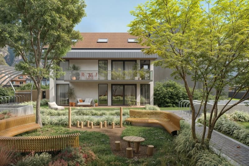 Lot B3 - New 3.5-room apartment just a stone's throw from the lake - Gran'Rive project - For sale in Villeneuve (1)