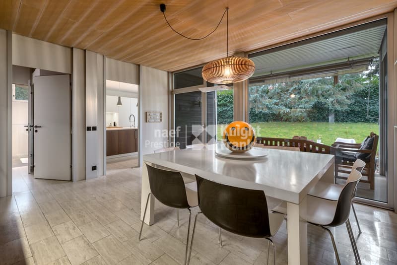Architect's house with 3 apartments and outdoor pool for sale in Chernex / Montreux (10)