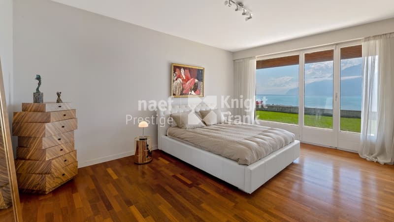 Proprietà di architetto di 7,5 locali con vista panoramica sul lago e sul vigneto in vendita a Corseaux (12)
