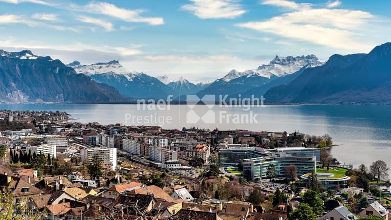 Proprietà di architetto di 7,5 locali con vista panoramica sul lago e sul vigneto in vendita a Corseaux (5)