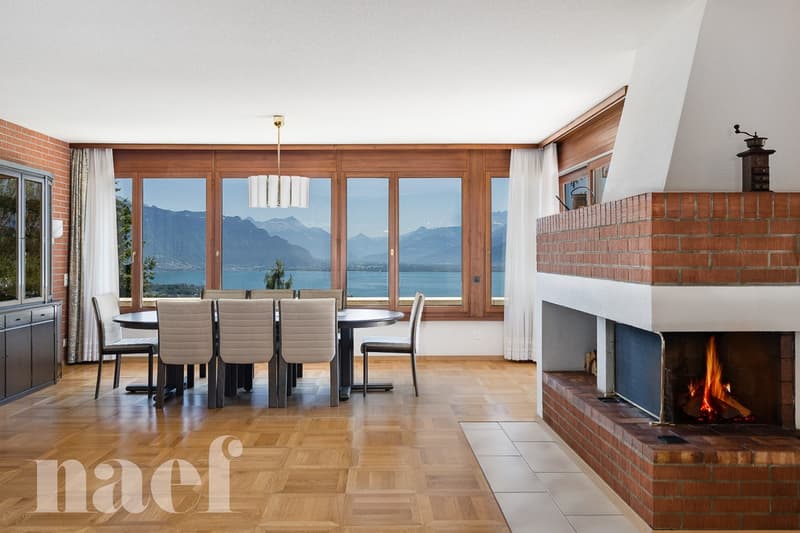 Maison de caractère de 9.5 pièces avec appartements indépendants et vue panoramique sur le lac à vendre à Chardonne (7)