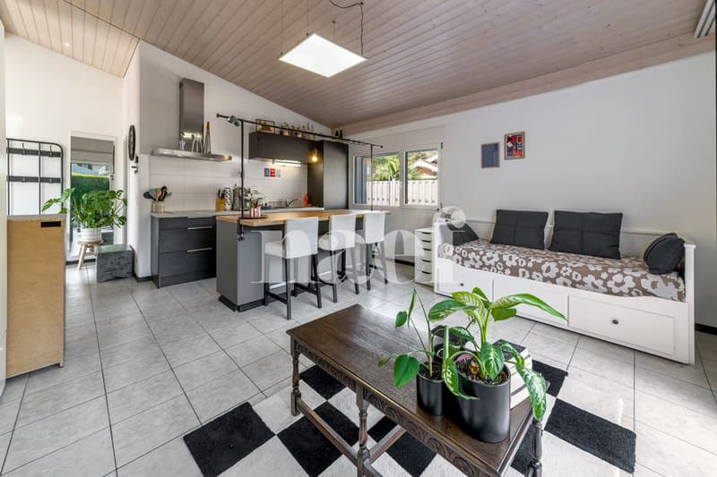 Very beautiful single-family house with 6.5 rooms, independent studio, and outdoor pool for sale in Bex (12)