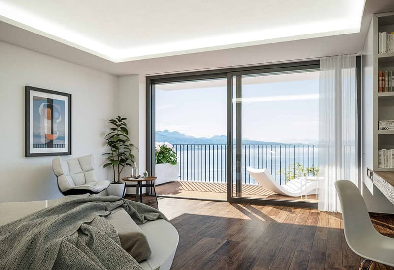 New 3.5-room apartment on the 4th floor with balcony for sale in Chexbres (7)