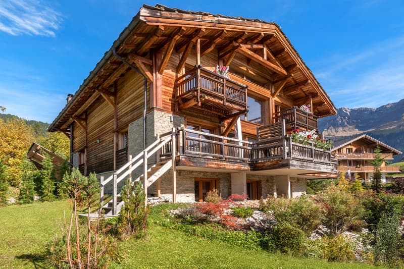 Un chalet Bayrou à vendre dans la région de Villars-sur-Ollon - L'art de la construction alpine de Megève à Crans-Montana (4)