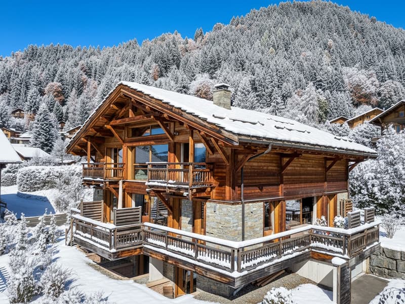 Un chalet Bayrou à vendre dans la région de Villars-sur-Ollon - L'art de la construction alpine de Megève à Crans-Montana (11)