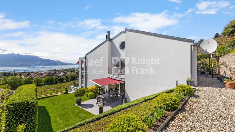 Doppelmietshaus mit 7,5 Zimmern in Triplex mit Panoramablick auf den See in Montreux zum Verkauf (4)