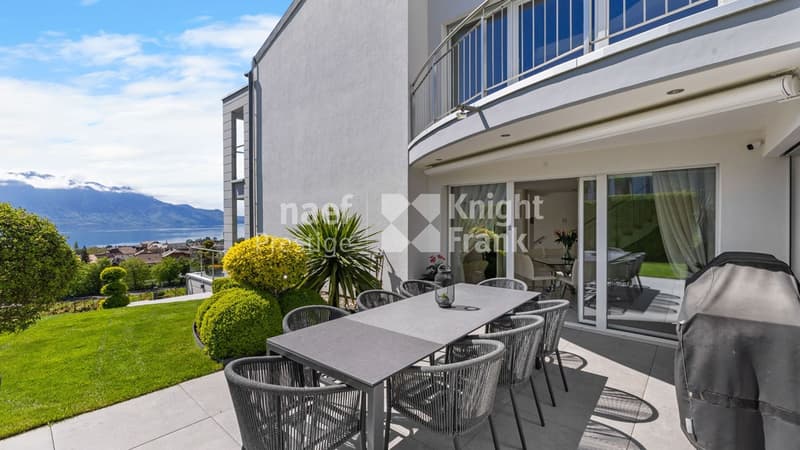 Doppelmietshaus mit 7,5 Zimmern in Triplex mit Panoramablick auf den See in Montreux zum Verkauf (5)