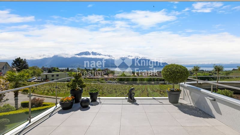 Doppelmietshaus mit 7,5 Zimmern in Triplex mit Panoramablick auf den See in Montreux zum Verkauf (2)