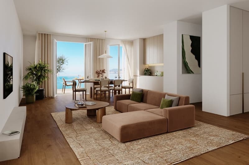 Lot A2 - Brand new 3.5-room apartment on the 1st floor with panoramic views of the lake - For sale in Villeneuve (3)