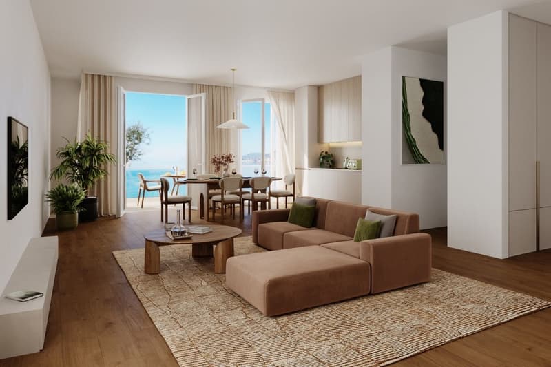 Lot A4 - Brand new 5.5-room apartment in the attic and just two steps from the lake - Gran'Rive promotion - For sale in Villeneuve (4)
