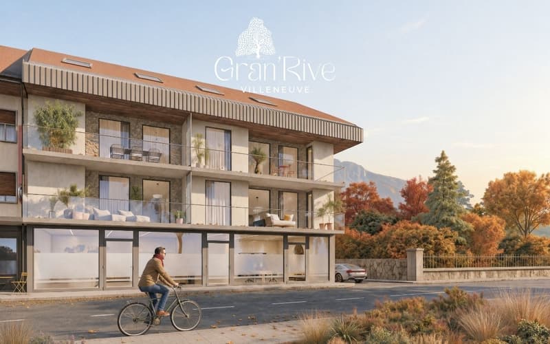 Lot A4 - Appartement neuf de 5.5 pièces dans les combles et à deux pas du lac - Promotion Gran'Rive - A vendre à Villeneuve (5)
