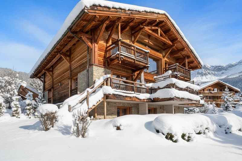 A Chalet Bayrou for sale in the Villars-sur-Ollon region - The art of alpine construction from Megève to Crans-Montana (13)