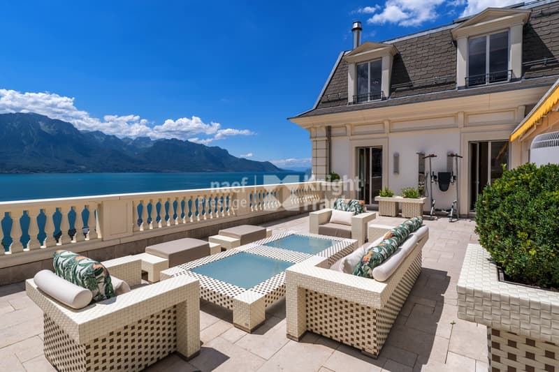 Unico! Appartamento mansardato di 8,5 locali con vista eccezionale in vendita nel cuore di Montreux (1)