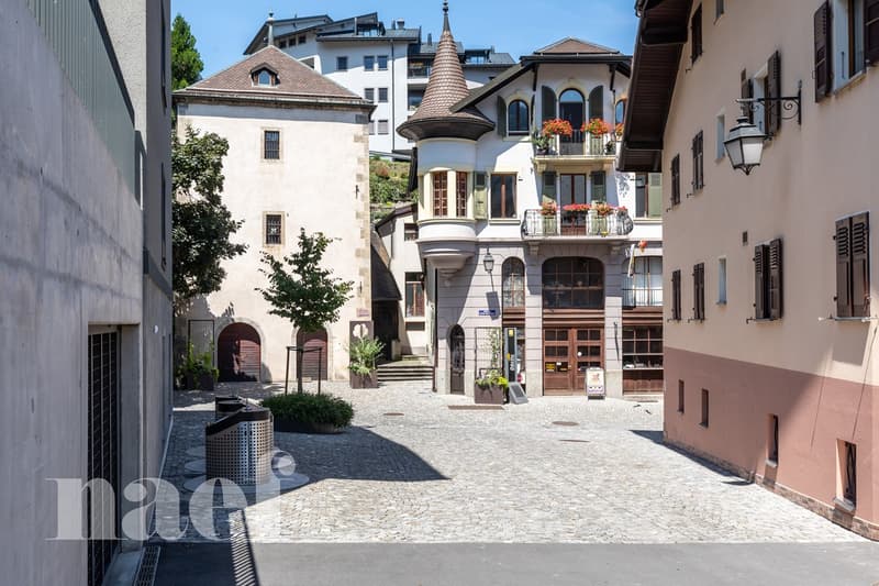 Immeuble mixte composé d'une arcade et de 4 logements au centre ville de Monthey (9)