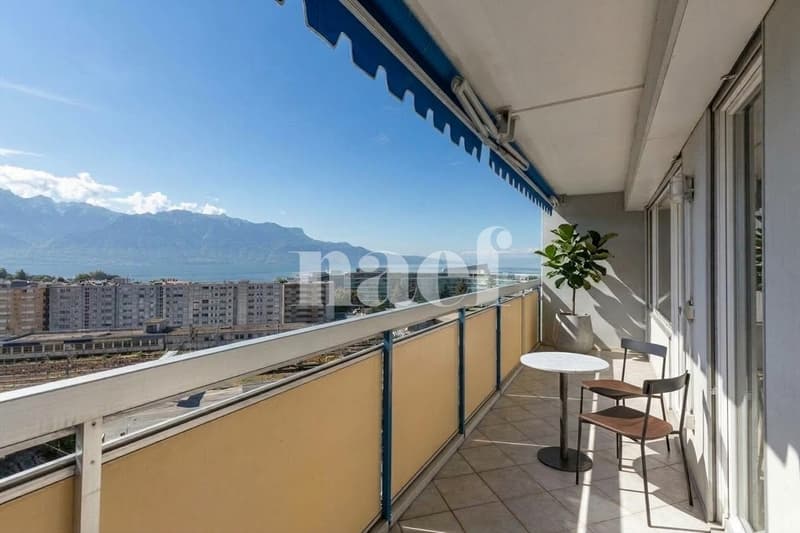 Appartement 4.5 pièces avec vue sur le lac et deux grands balcons à vendre à Corsier-sur-Vevey (1)