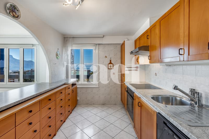 Appartement 4.5 pièces avec vue sur le lac et deux grands balcons à vendre à Corsier-sur-Vevey (8)