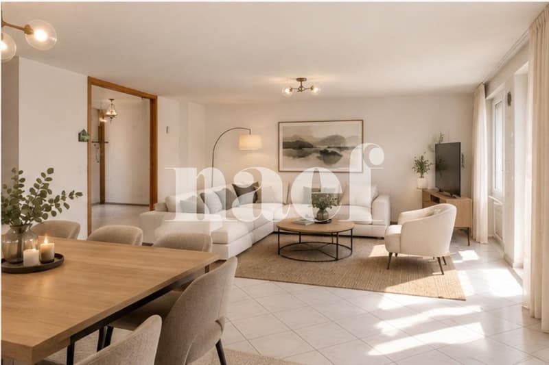 Appartement 4.5 pièces avec vue sur le lac et deux grands balcons à vendre à Corsier-sur-Vevey (6)