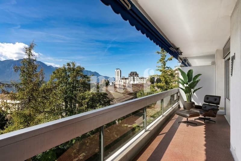 Appartement de 3.5 pièces avec grand balcon et superbe vue sur le lac à vendre à Montreux (1)