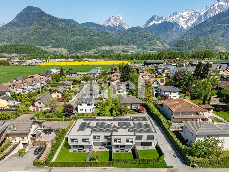 Villa jumelle neuve de 6.5 pièces à vendre à Collombey-Muraz (5)