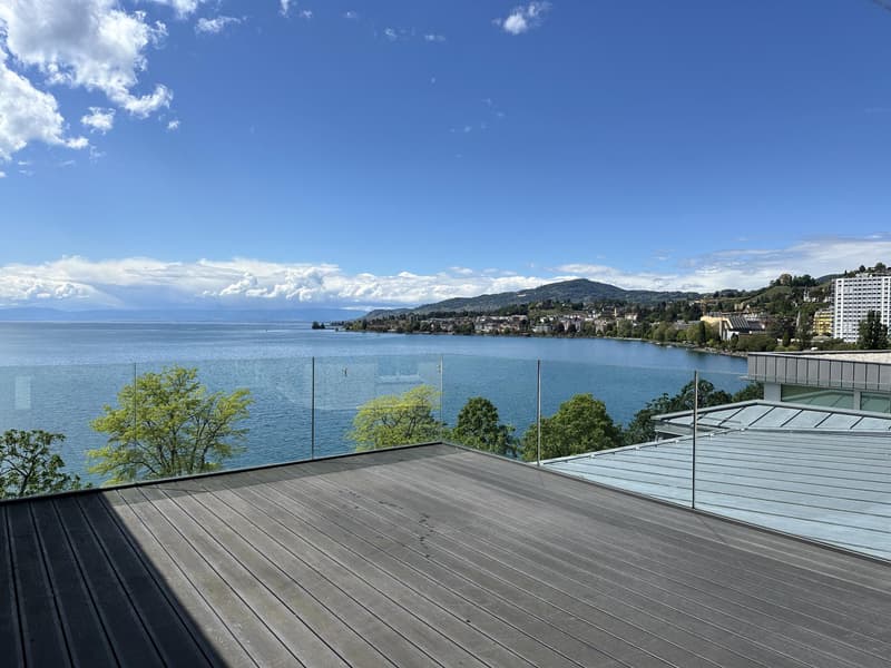 Magnifique attique de 1.5 pièces avec vue lac sur les quais de Montreux (1)