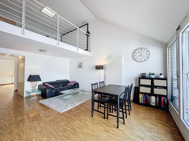 Superbe appartement meublé de 2 pièces, style loft (2)