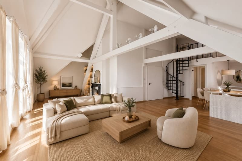 Magnifique duplex de 6 pièces au coeur du bourg d'Aubonne (2)