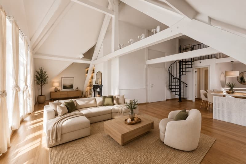Magnificent 6-room duplex in the heart of Aubonne (2)
