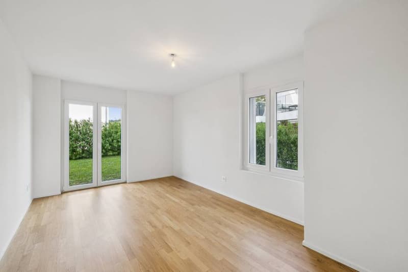 4.5 rooms contemporary and bright with garden and very beautiful view on (7)