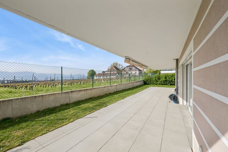 4.5 rooms contemporary and bright with garden and very beautiful view on (2)
