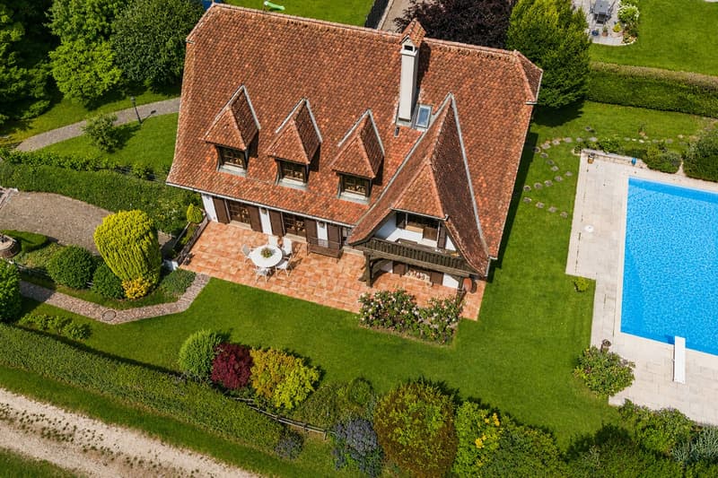 Village house with lake and Mont Blanc view (5)