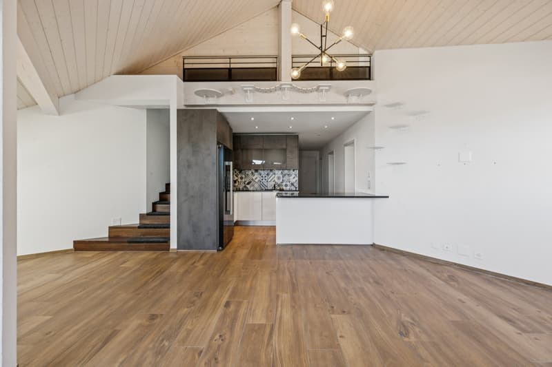 Élégant appartement avec mezzanine et panorama exceptionnel sur le lac (3)